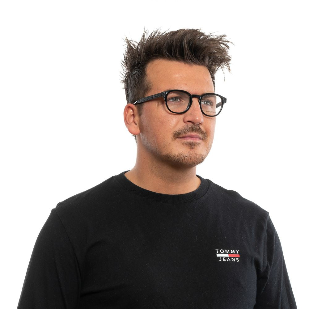 Ermenegildo Zegna Black Men Optical Frames - ACCEXO