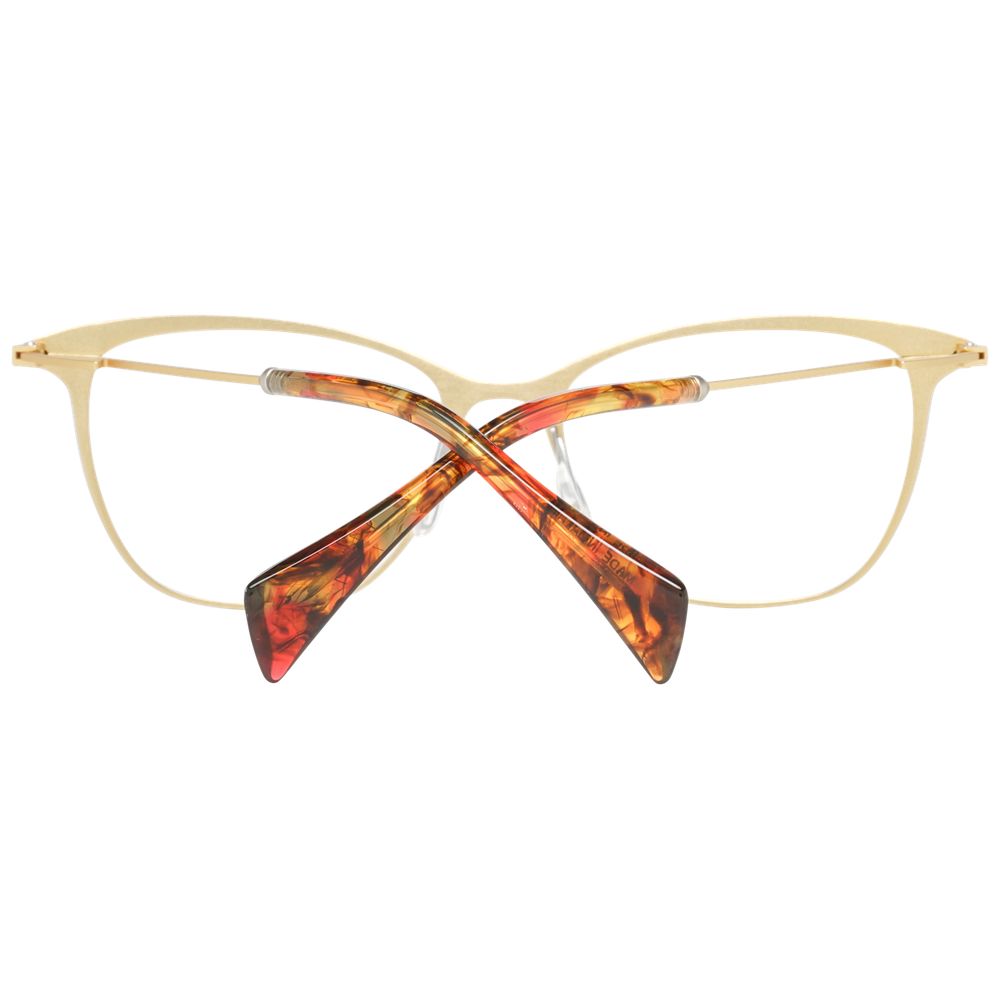 Yohji Yamamoto Gold Women Optical Frames - ACCEXO