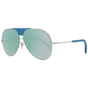 Police Women's Aviator Sunglasses – Blue Plastic