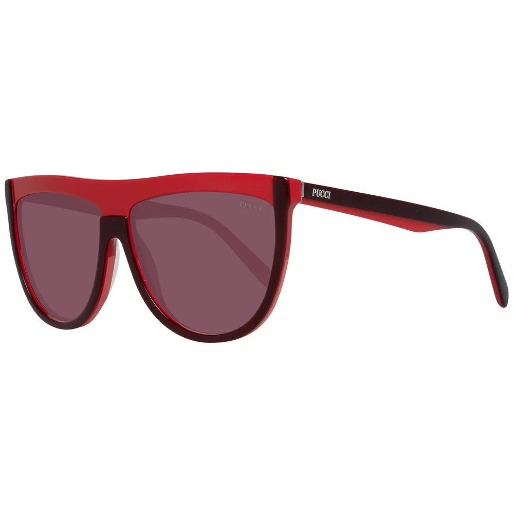 Emilio Pucci Burgundy Plastic Sunglasses - Zachava
