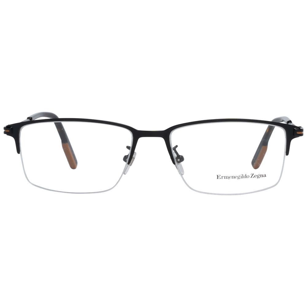 Ermenegildo Zegna Black Men Optical Frames - ACCEXO