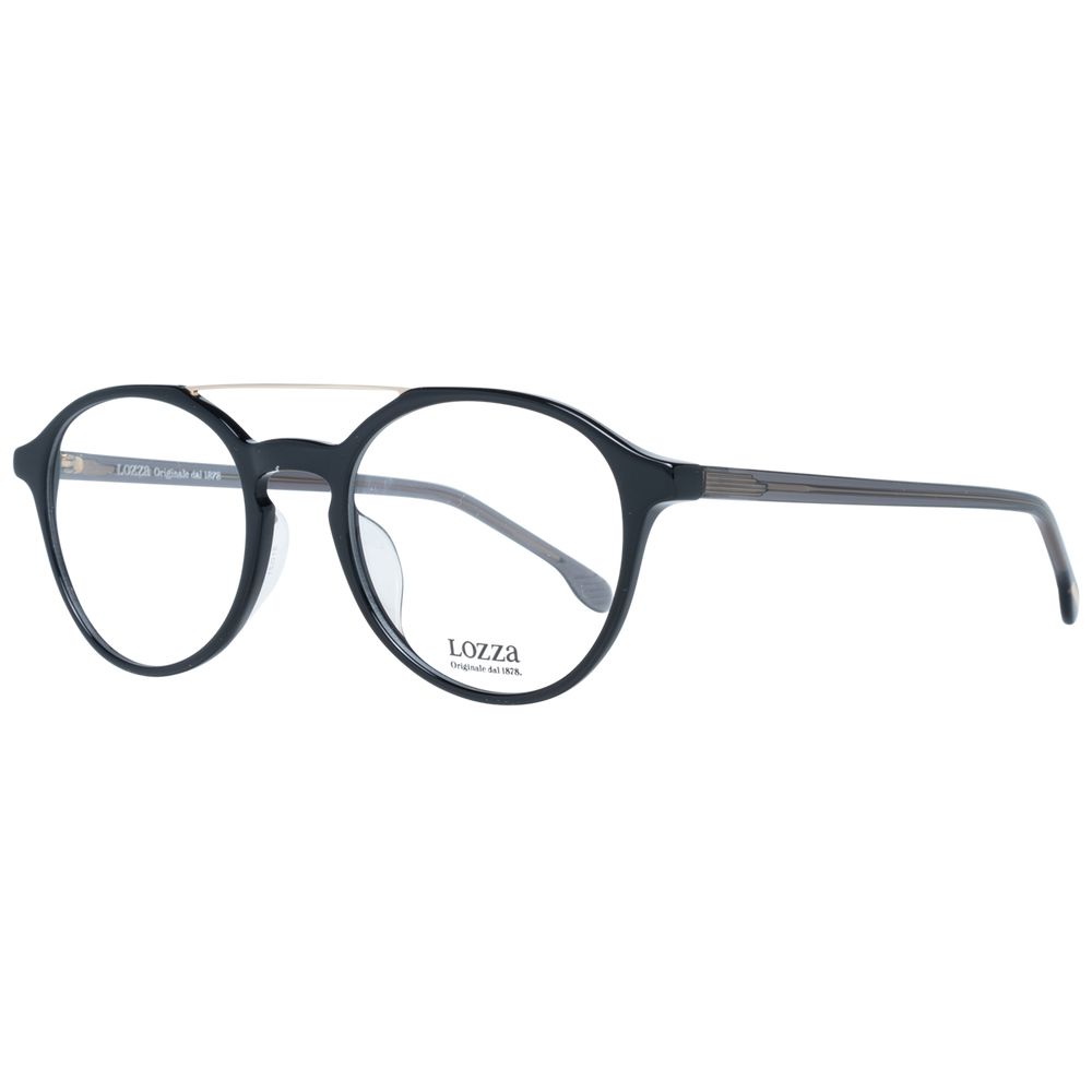 Lozza Black Unisex Optical Frames - ACCEXO