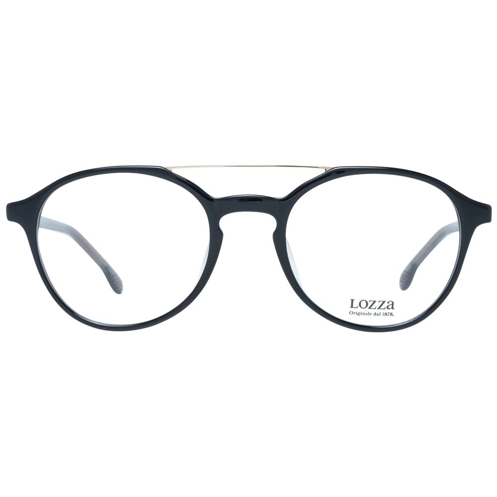 Lozza Black Unisex Optical Frames - ACCEXO