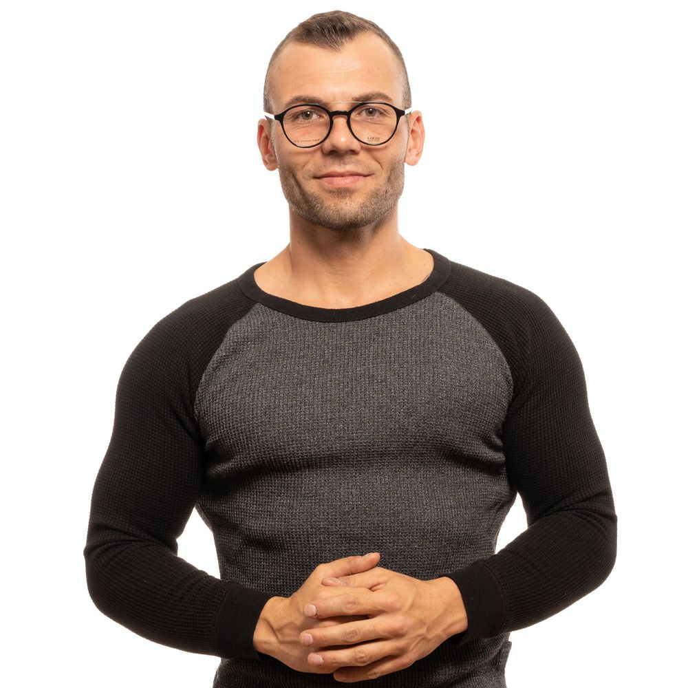Lozza Black Unisex Optical Frames - ACCEXO