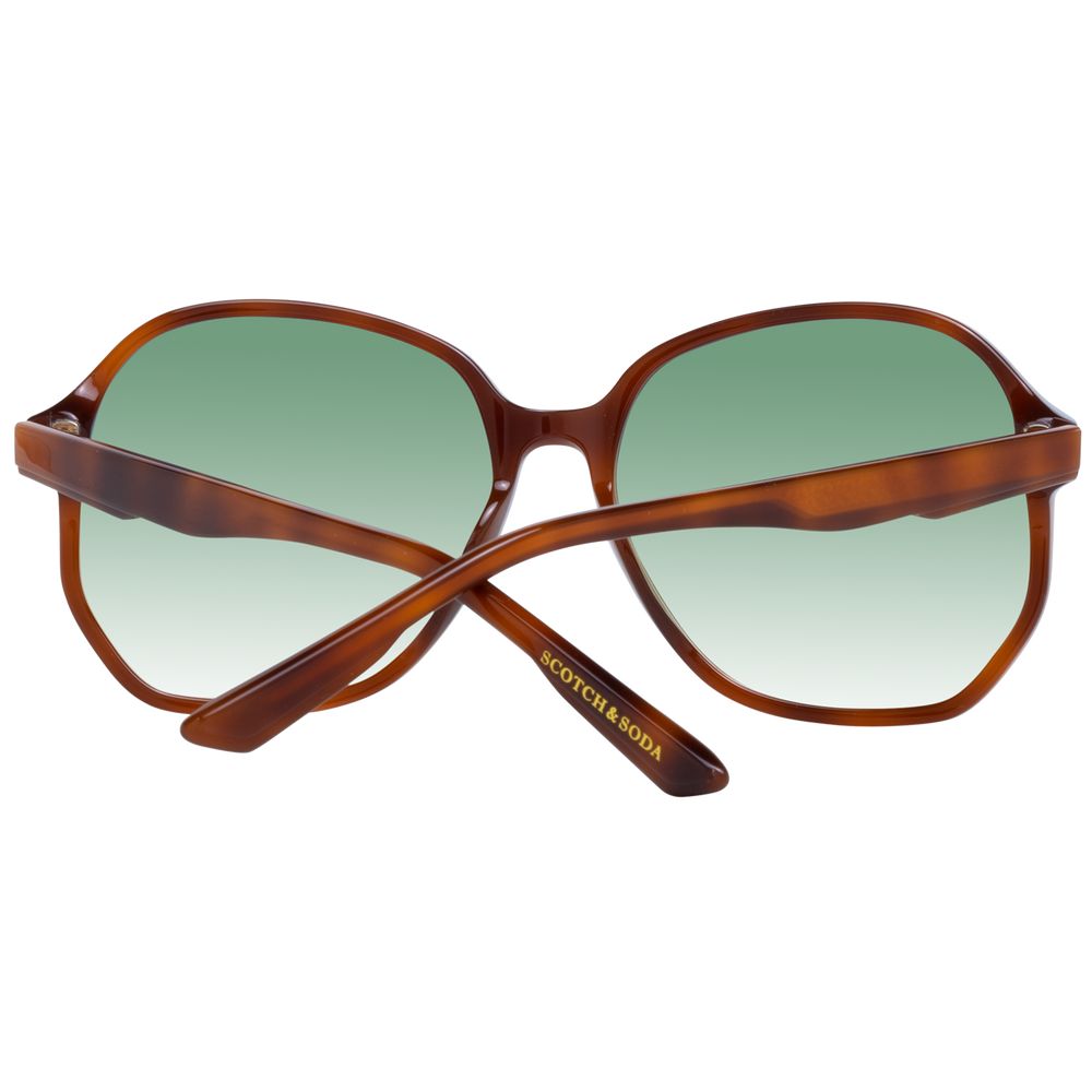 Scotch & Soda Women's Butterfly Sunglasses – Brown Acetate