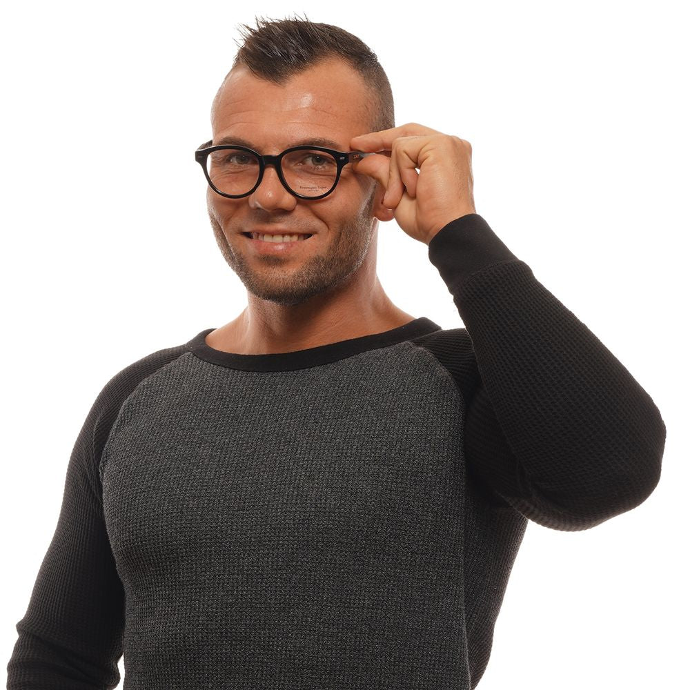 Ermenegildo Zegna Black Men Optical Frames - ACCEXO