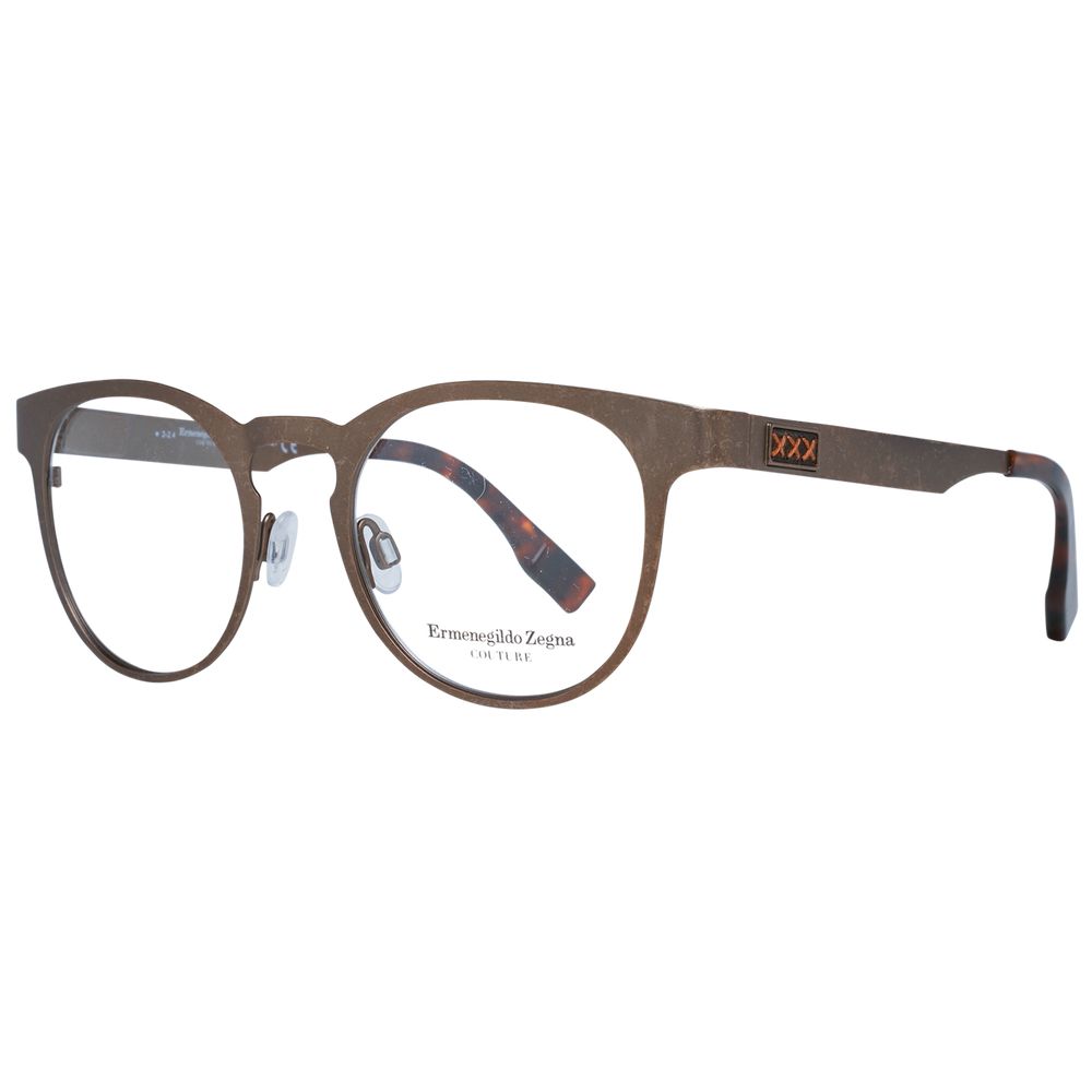 Ermenegildo Zegna Bronze Men Optical Frames - ACCEXO