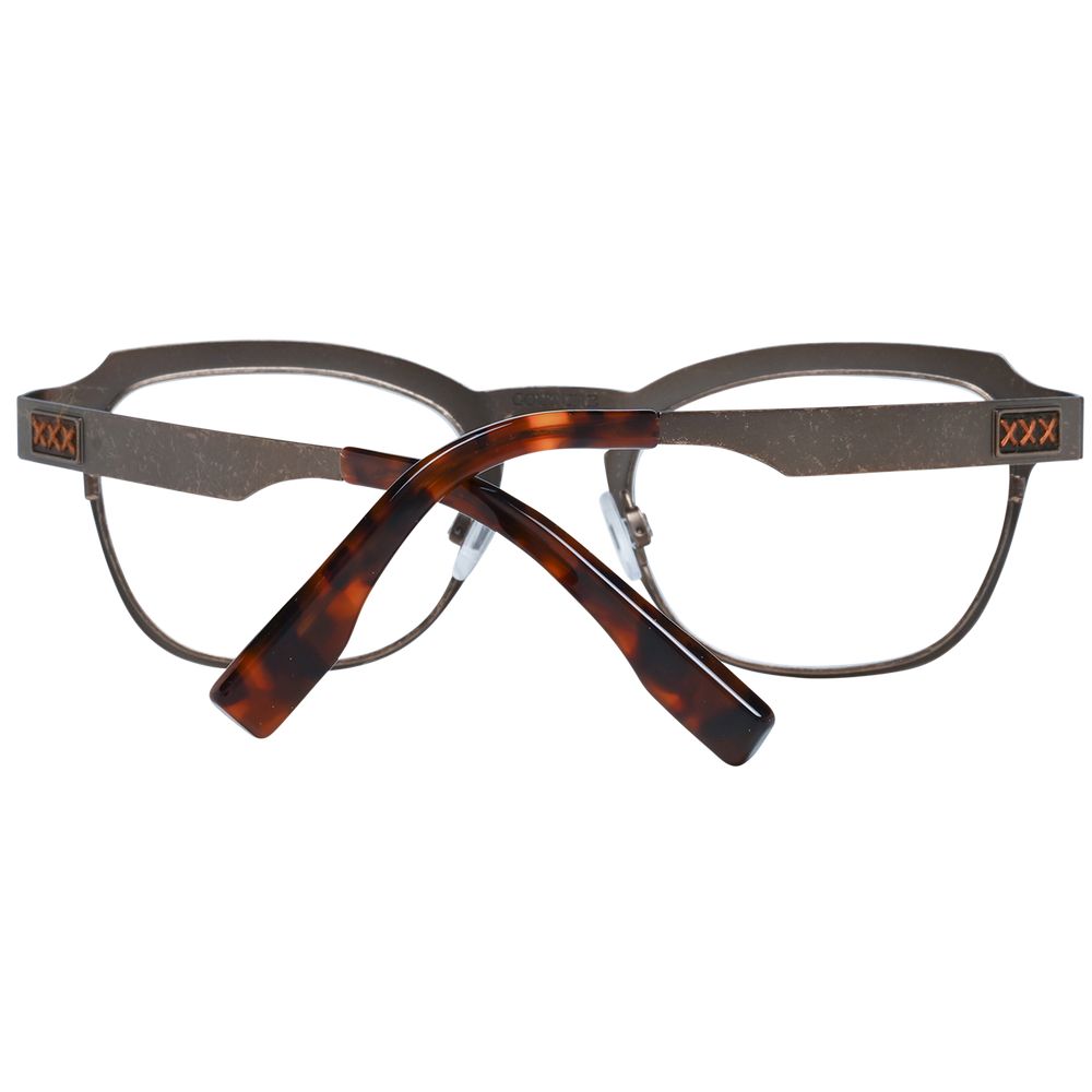 Ermenegildo Zegna Bronze Men Optical Frames - ACCEXO