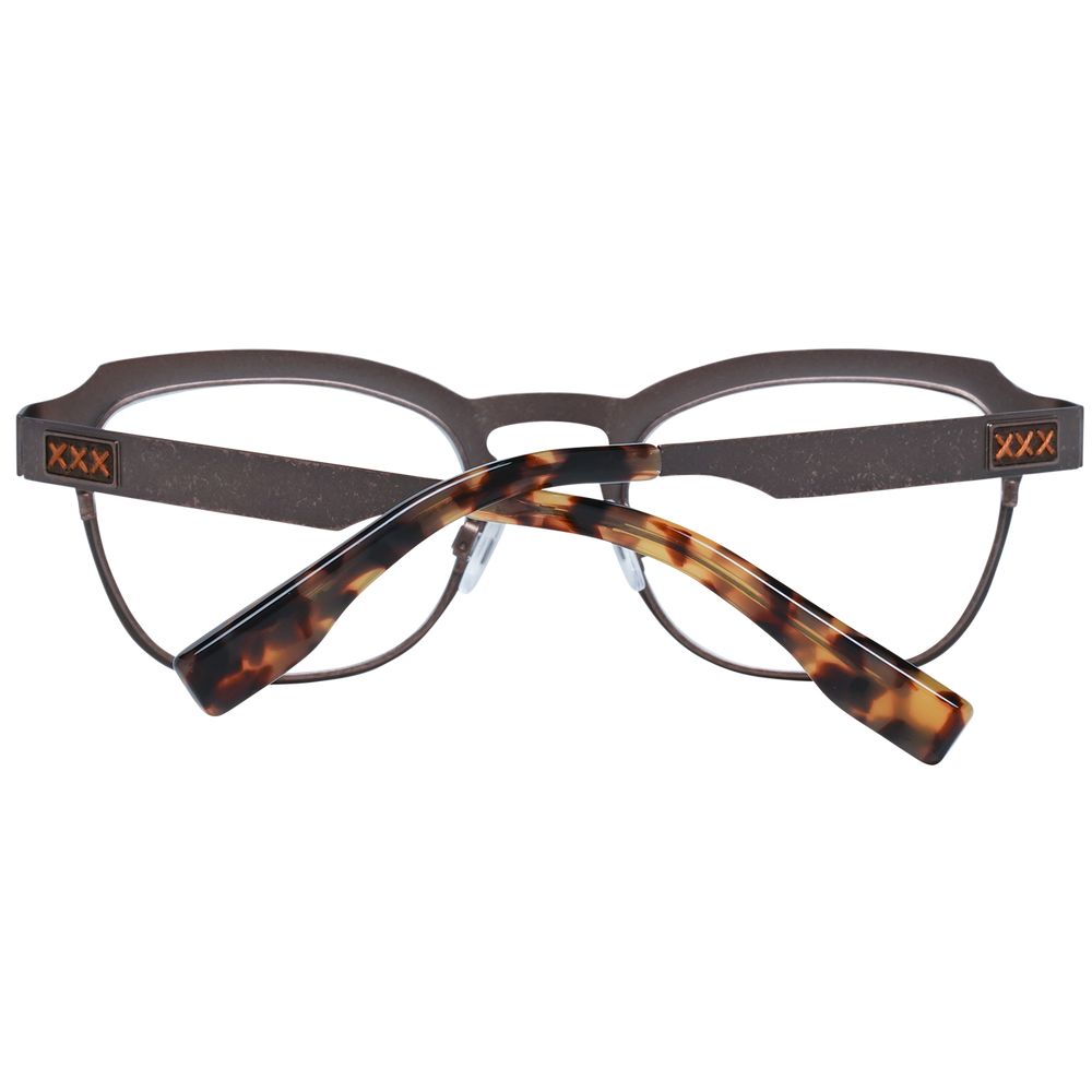 Ermenegildo Zegna Bronze Men Optical Frames - ACCEXO