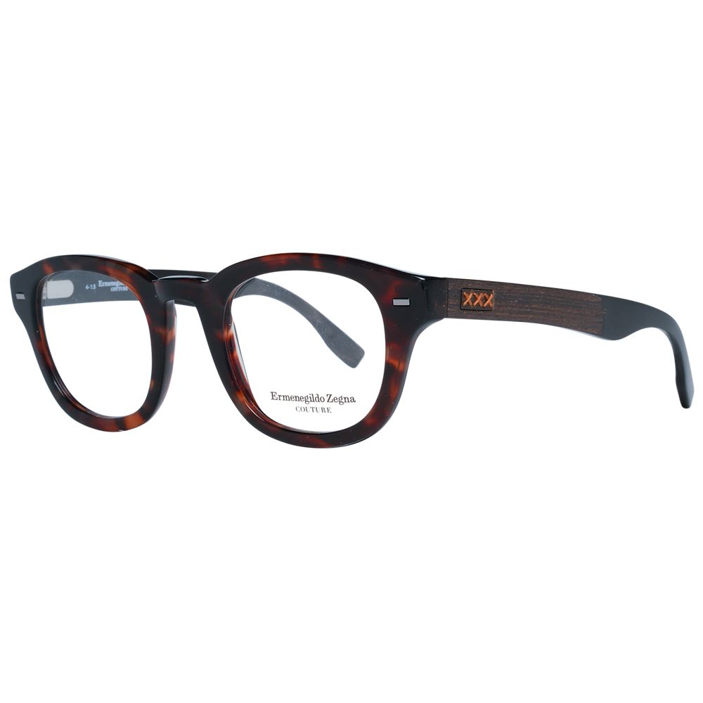 Ermenegildo Zegna Brown Men Optical Frames - ACCEXO