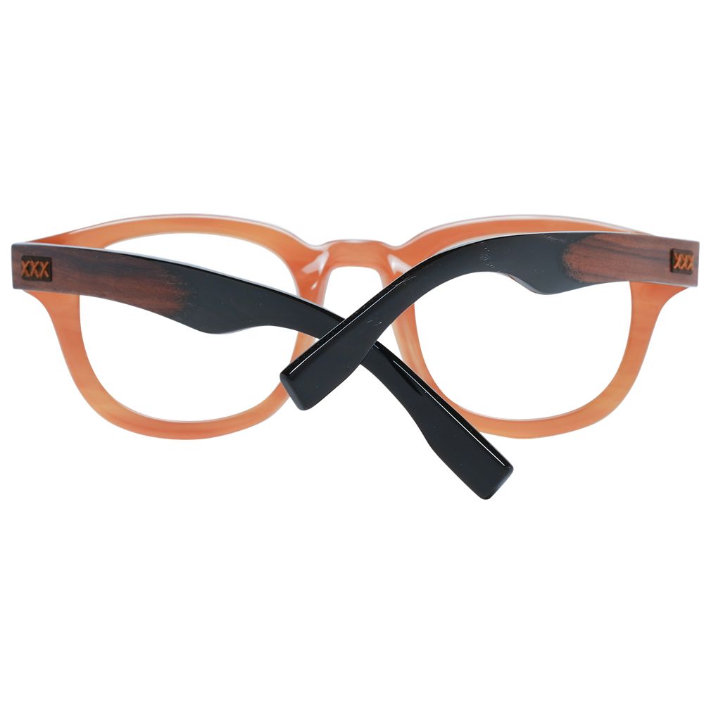 Ermenegildo Zegna Brown Men Optical Frames - ACCEXO