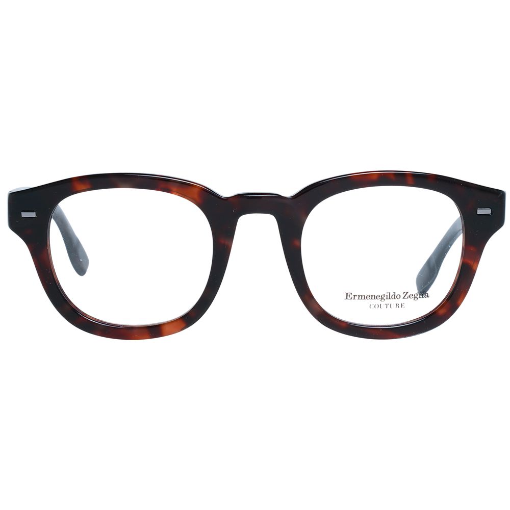 Ermenegildo Zegna Brown Men Optical Frames - ACCEXO