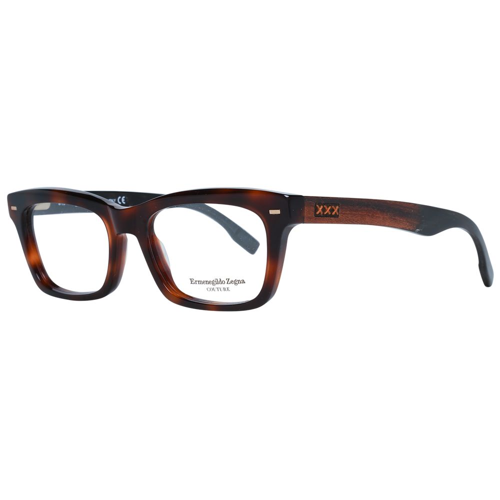 Ermenegildo Zegna Brown Men Optical Frames - ACCEXO