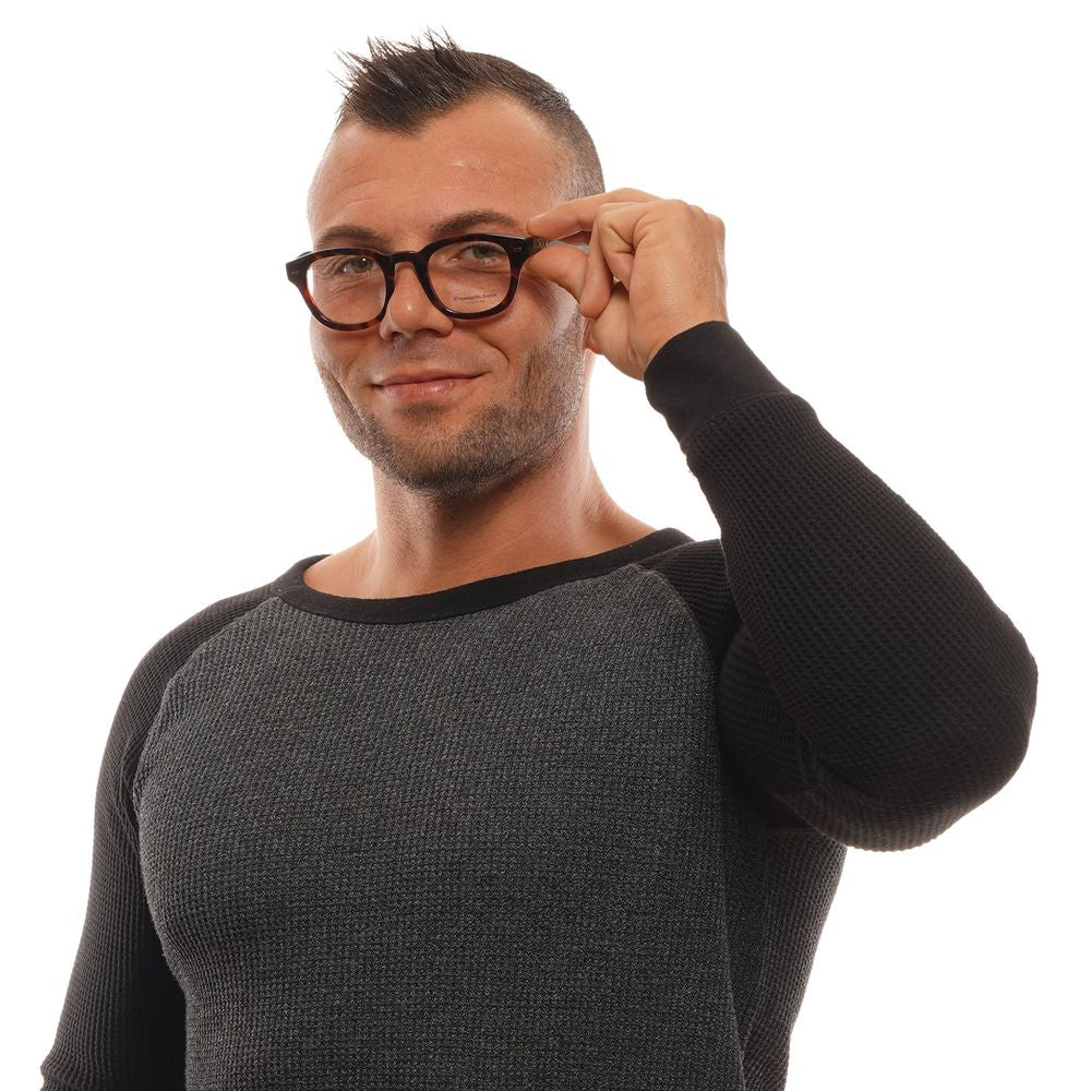 Ermenegildo Zegna Brown Men Optical Frames - ACCEXO