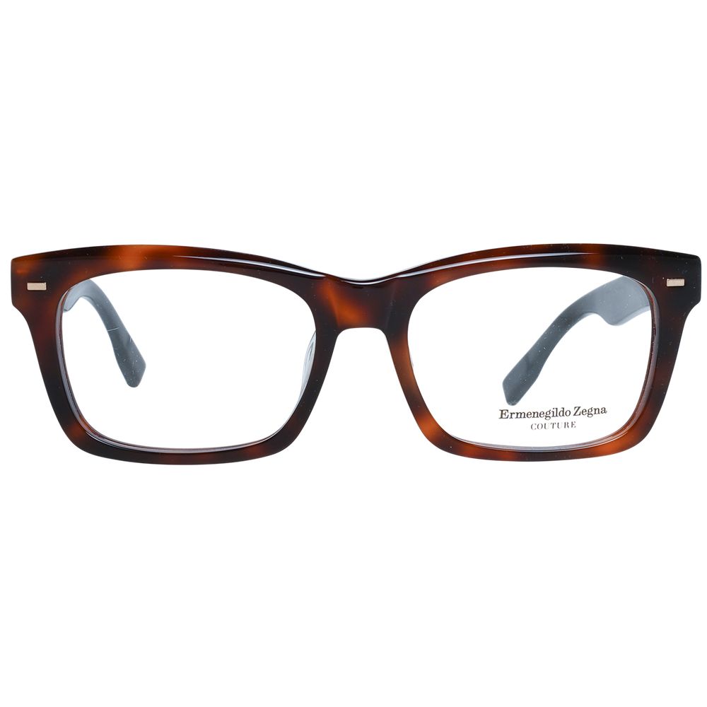 Ermenegildo Zegna Brown Men Optical Frames - ACCEXO