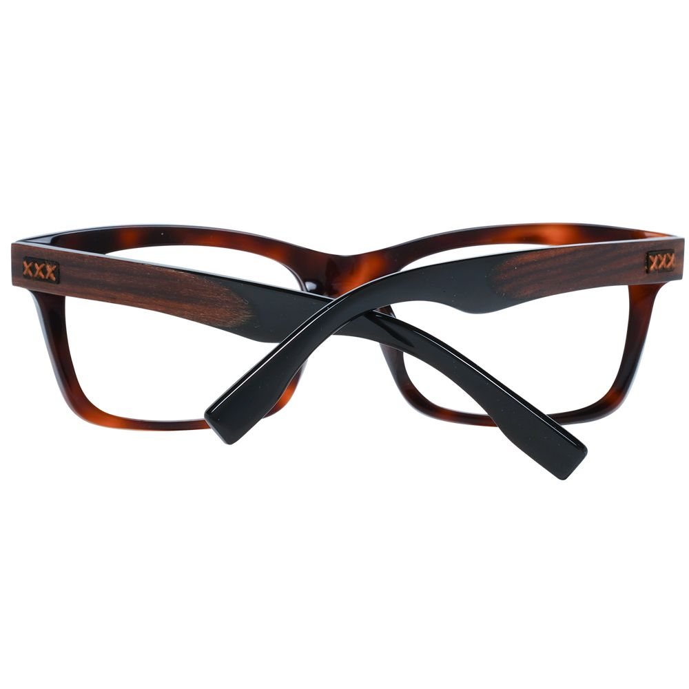 Ermenegildo Zegna Brown Men Optical Frames - ACCEXO