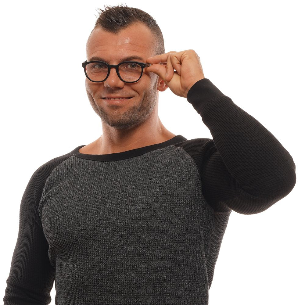 Ermenegildo Zegna Black Men Optical Frames - ACCEXO