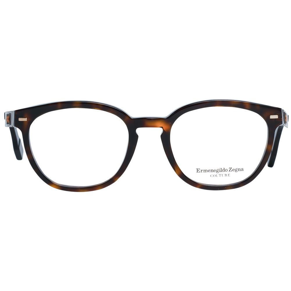 Ermenegildo Zegna Brown Men Optical Frames - ACCEXO