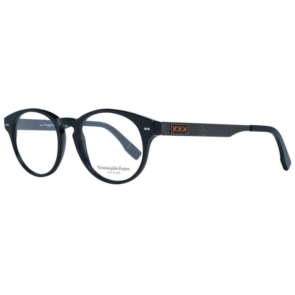 Ermenegildo Zegna Black Men Optical Frames - ACCEXO