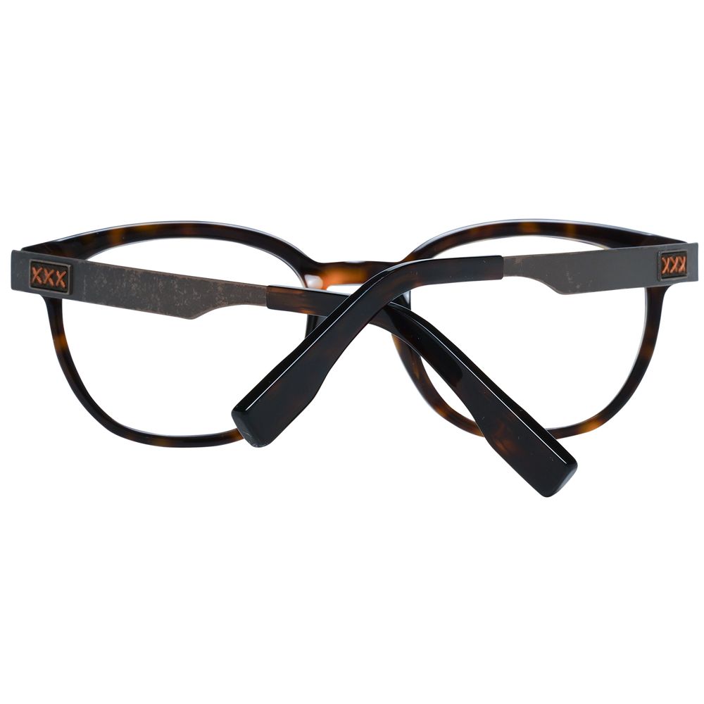 Ermenegildo Zegna Brown Men Optical Frames - ACCEXO