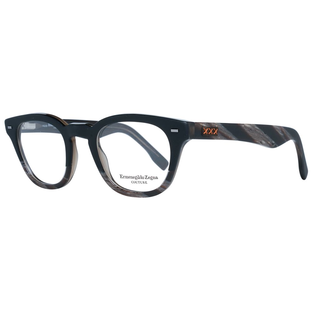 Ermenegildo Zegna Black Men Optical Frames - ACCEXO