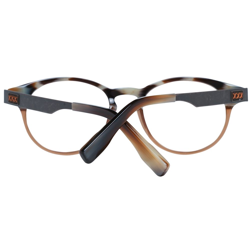 Ermenegildo Zegna Brown Men Optical Frames - ACCEXO