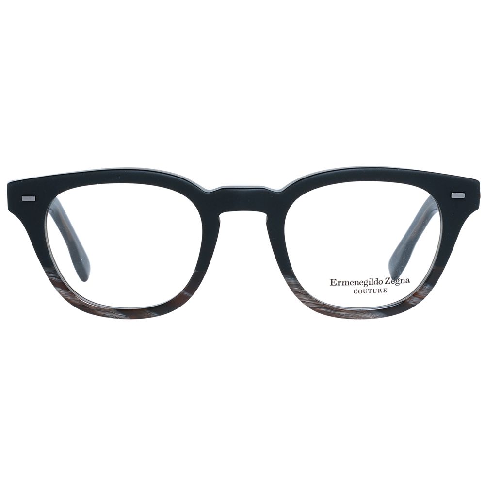 Ermenegildo Zegna Black Men Optical Frames - ACCEXO