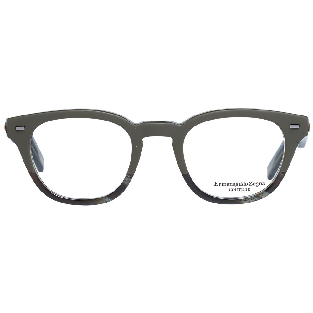 Ermenegildo Zegna Olive Men Optical Frames - ACCEXO