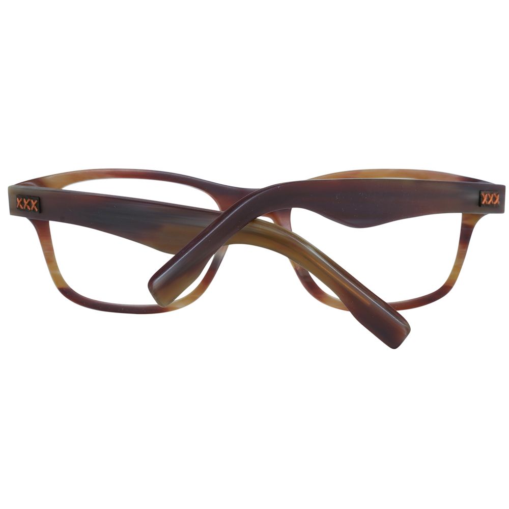 Ermenegildo Zegna Brown Men Optical Frames - ACCEXO