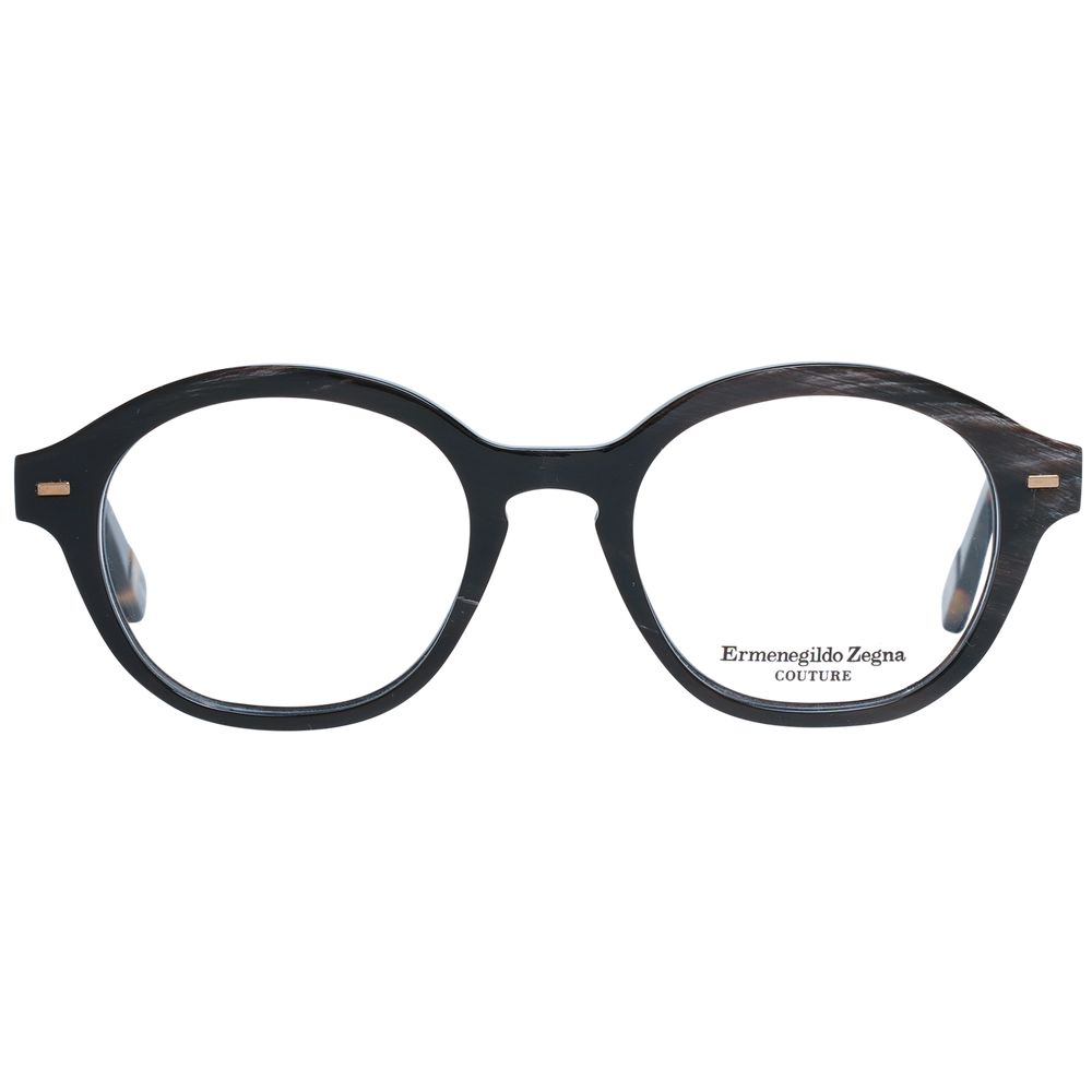 Ermenegildo Zegna Brown Men Optical Frames - ACCEXO