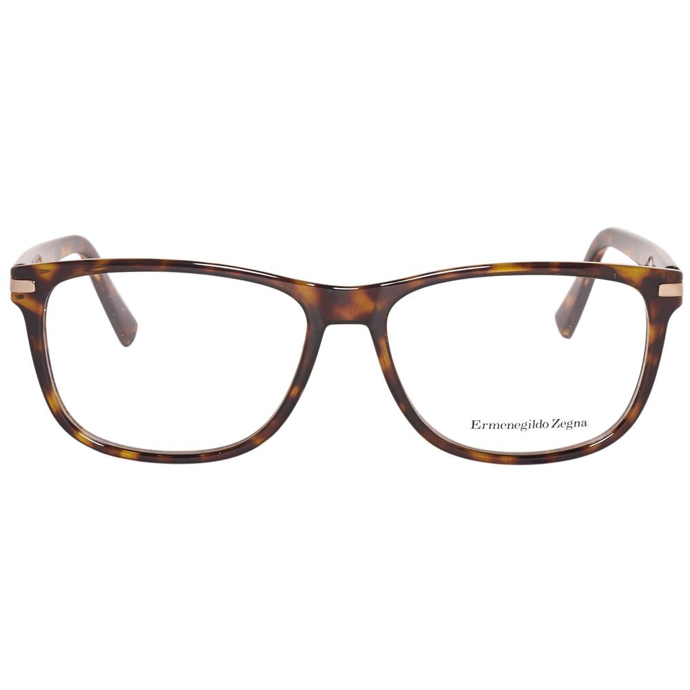 Ermenegildo Zegna Brown Men Optical Frames - ACCEXO