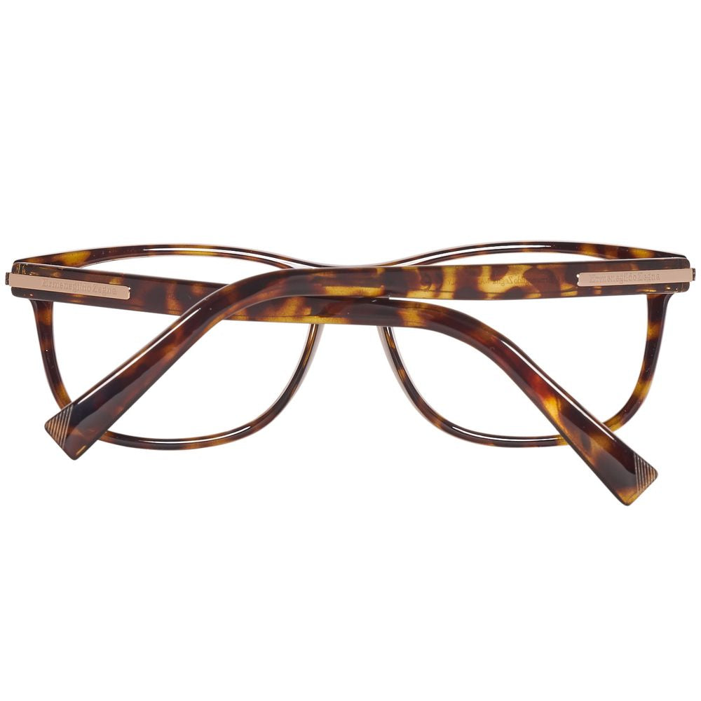 Ermenegildo Zegna Brown Men Optical Frames - ACCEXO