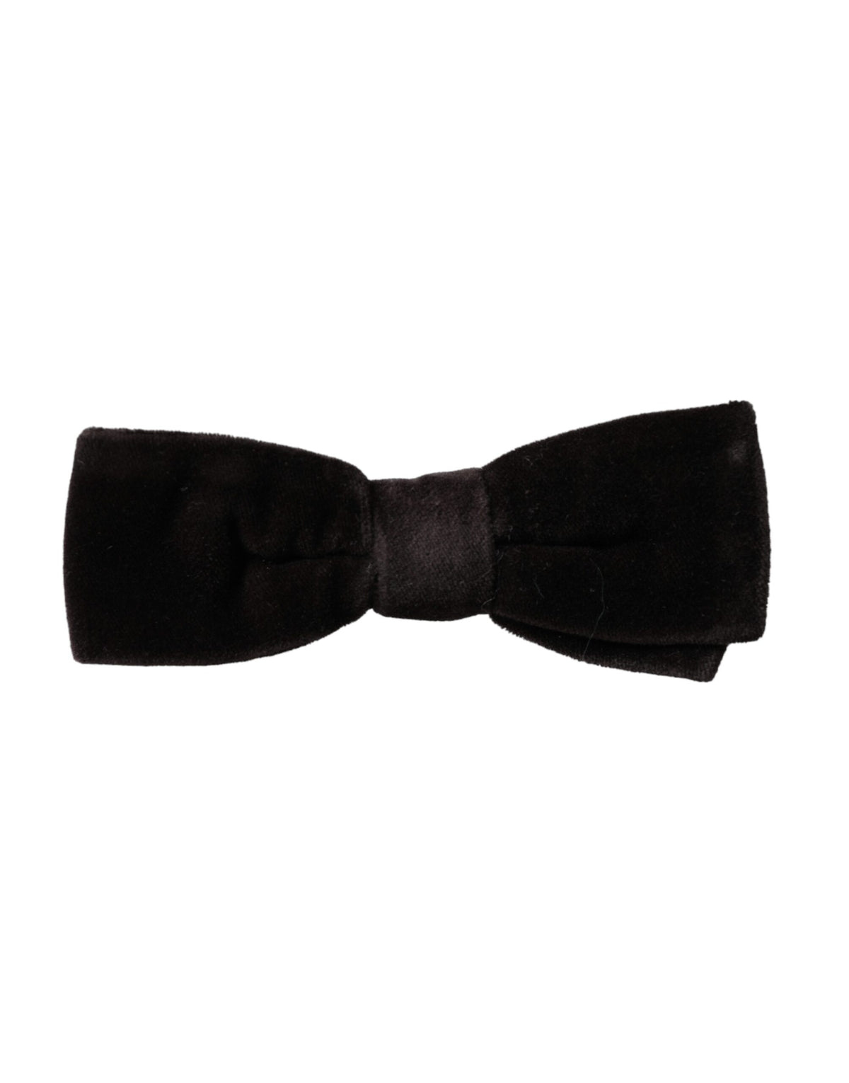 Dolce & Gabbana Maroon Velvet Cotton Adjustable Neck Men Bow Tie