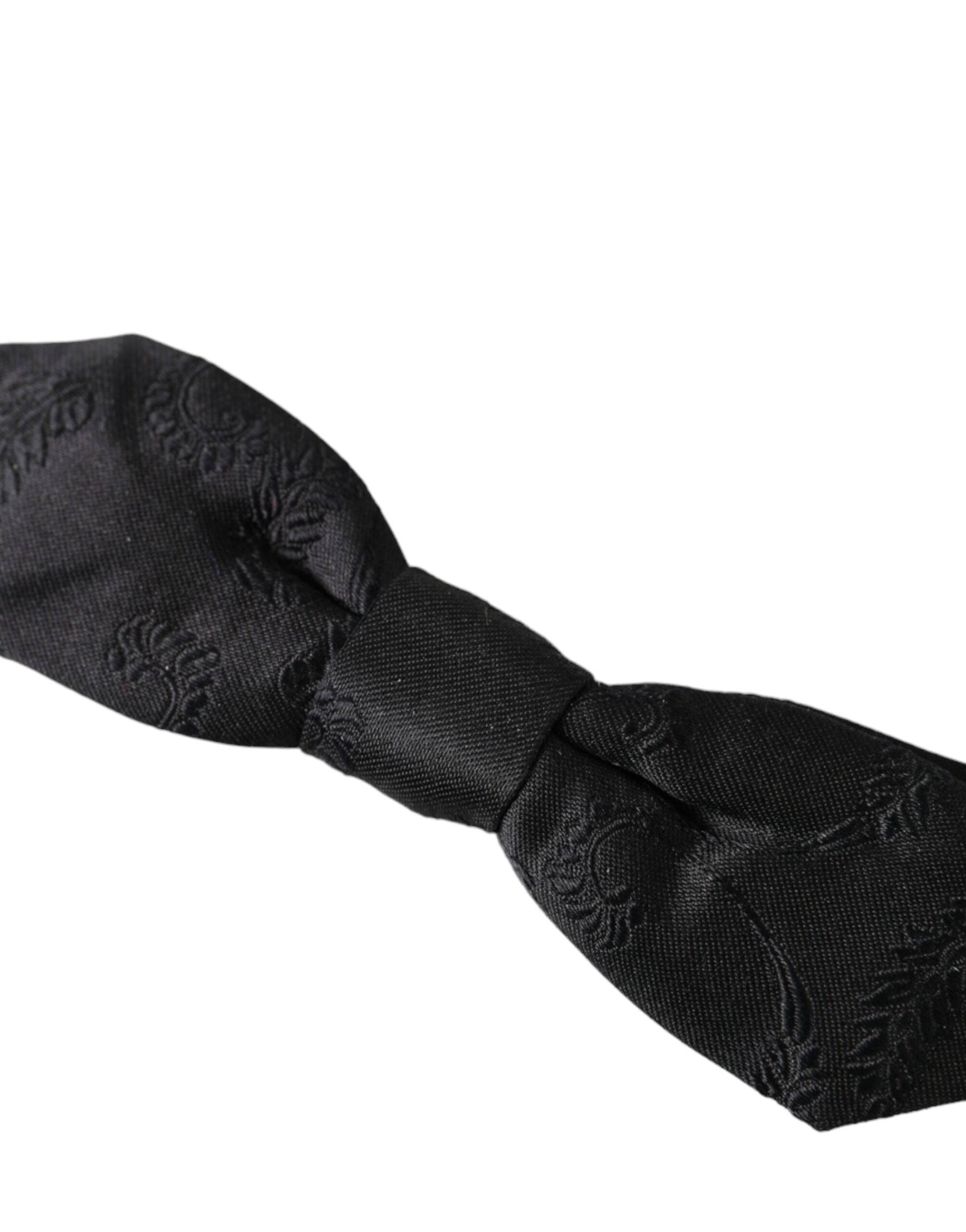 Dolce & Gabbana Multicolor Fantasy Silk Adjustable Neck Bow Tie - ACCEXO