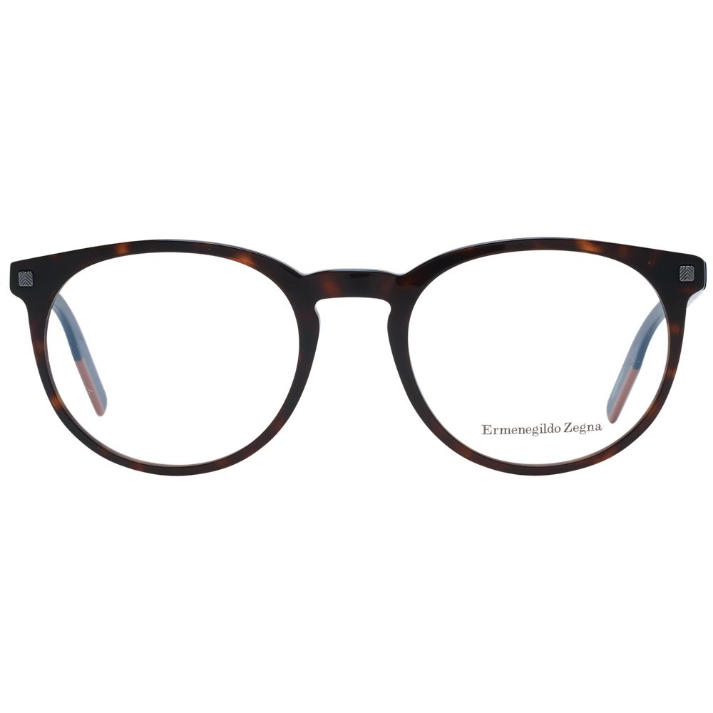 Ermenegildo Zegna Brown Men Optical Frames - ACCEXO