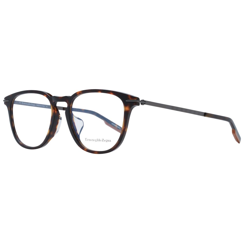 Ermenegildo Zegna Brown Men Optical Frames - ACCEXO