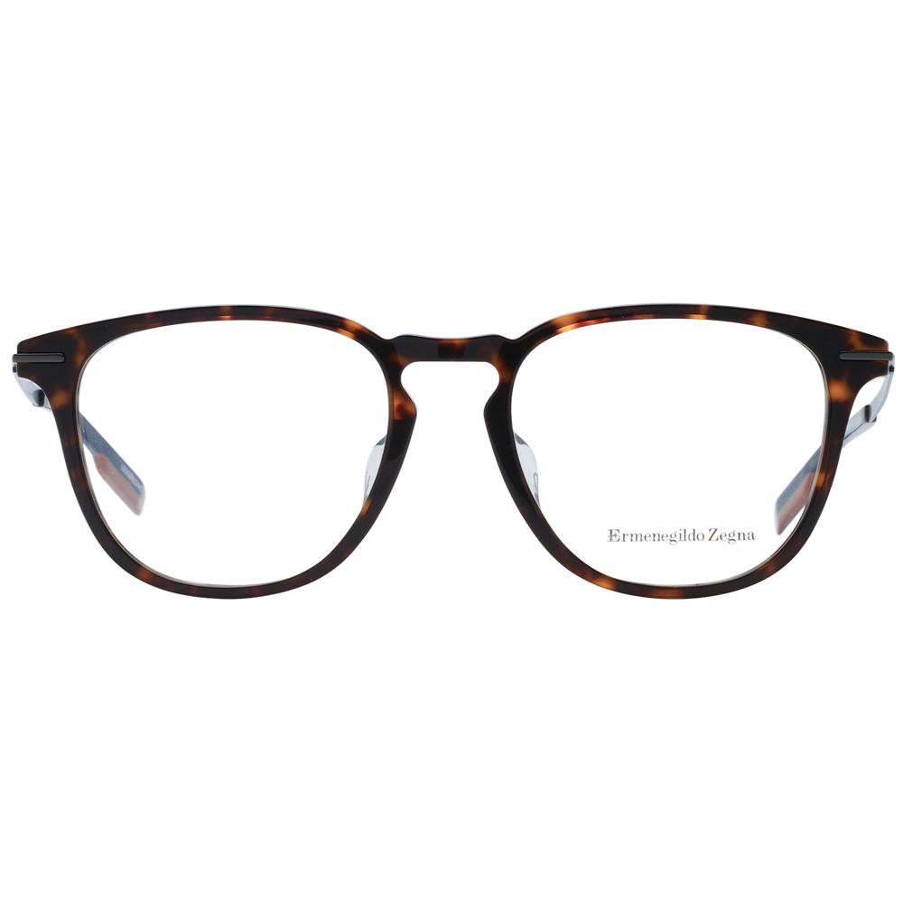 Ermenegildo Zegna Brown Men Optical Frames - ACCEXO