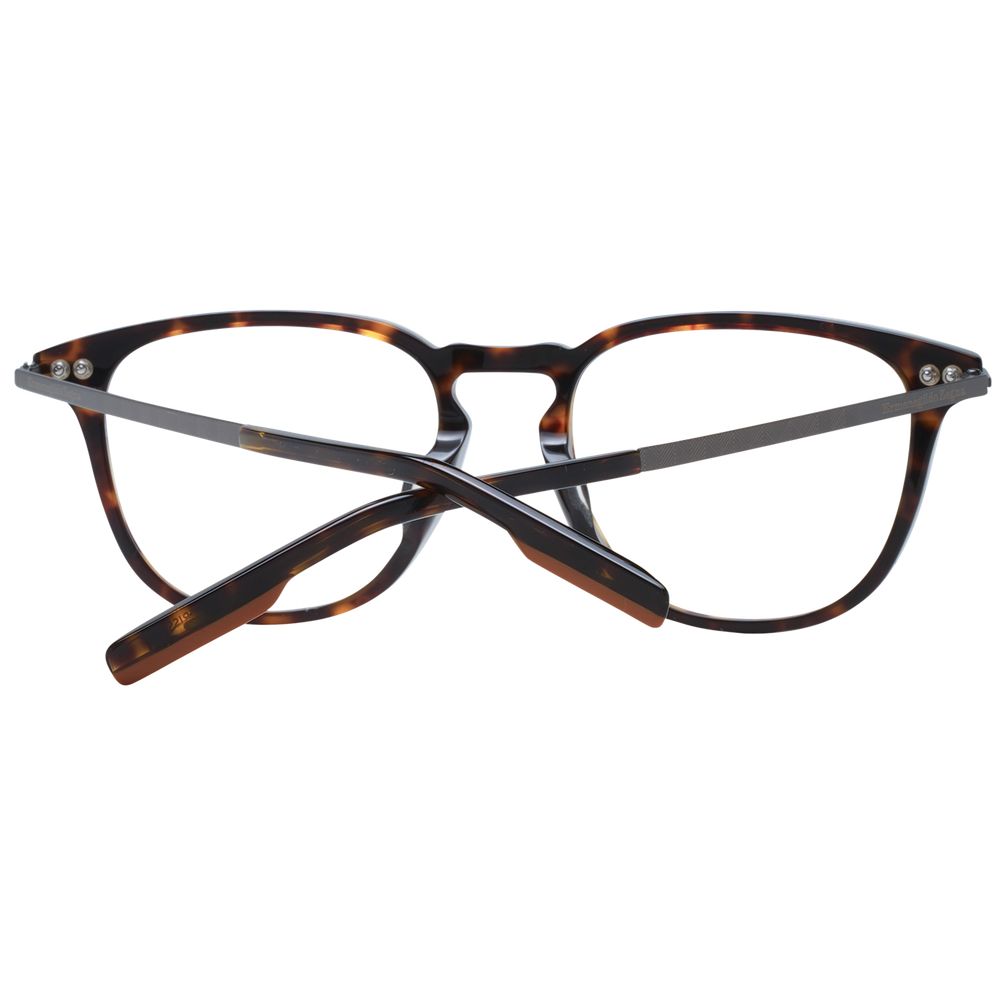 Ermenegildo Zegna Brown Men Optical Frames - ACCEXO