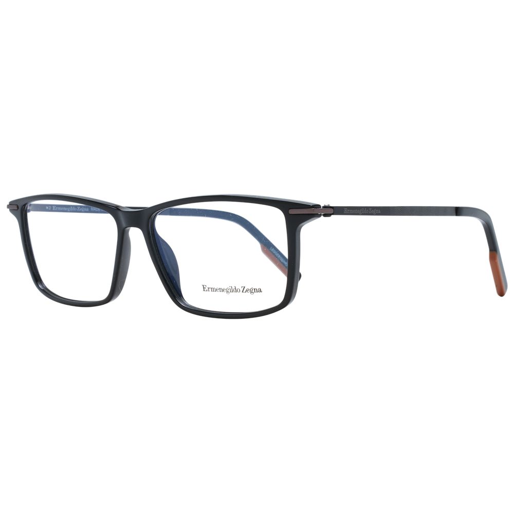 Ermenegildo Zegna Black Men Optical Frames - ACCEXO