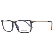 Ermenegildo Zegna Brown Men Optical Frames - ACCEXO
