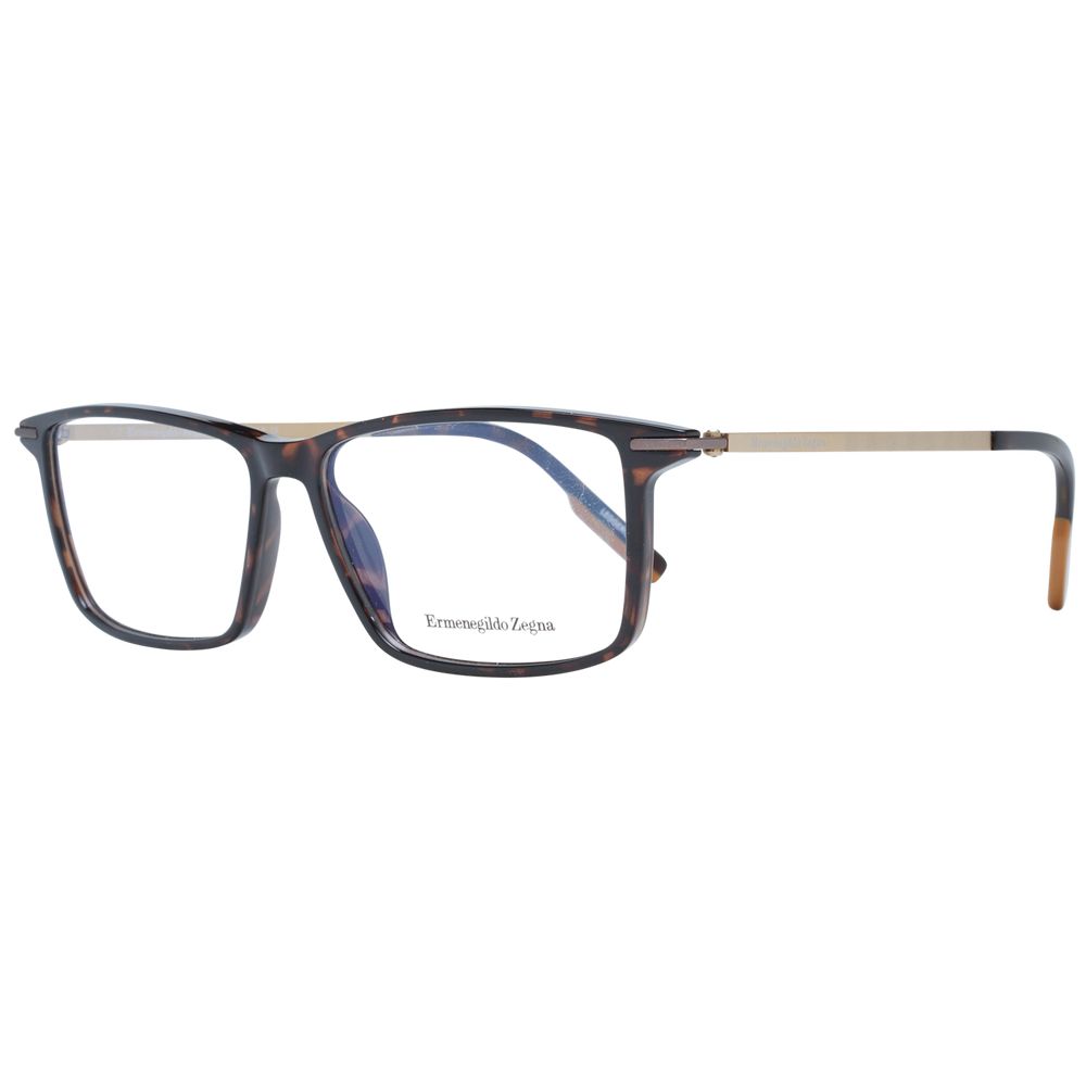 Ermenegildo Zegna Brown Men Optical Frames - ACCEXO