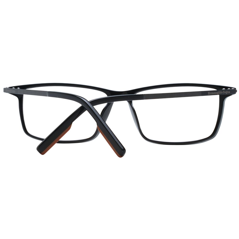 Ermenegildo Zegna Black Men Optical Frames - ACCEXO
