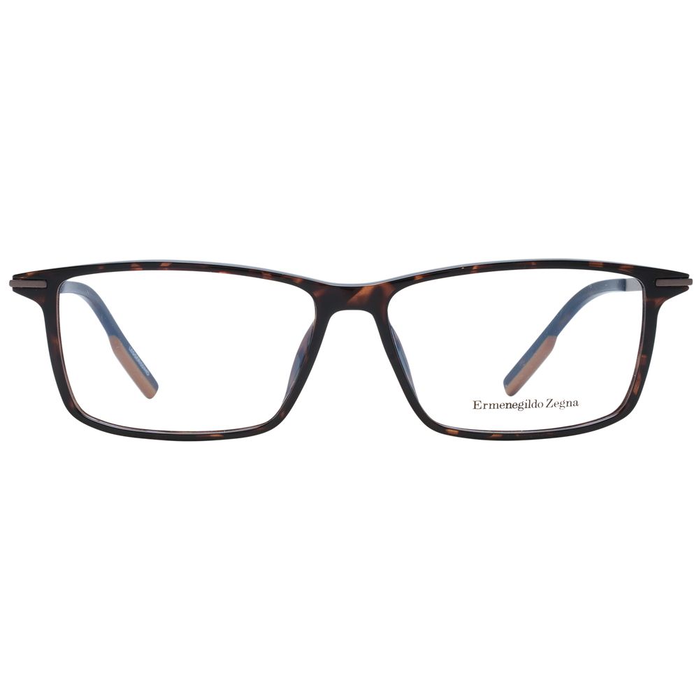 Ermenegildo Zegna Brown Men Optical Frames - ACCEXO