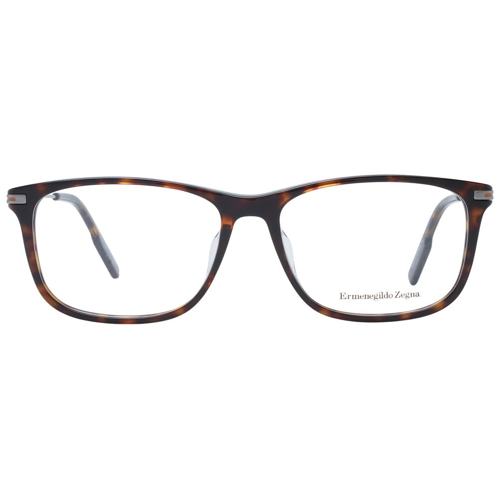 Ermenegildo Zegna Brown Men Optical Frames - ACCEXO