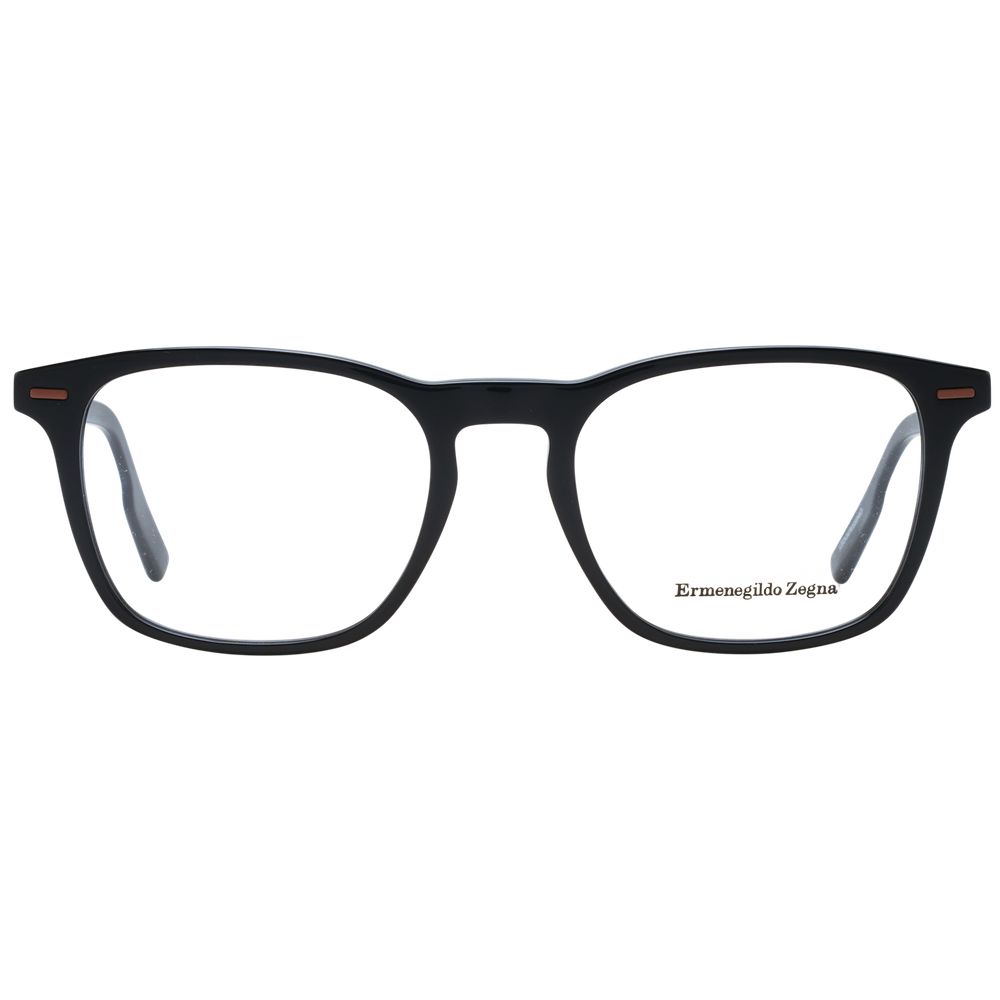 Ermenegildo Zegna Black Men Optical Frames - ACCEXO