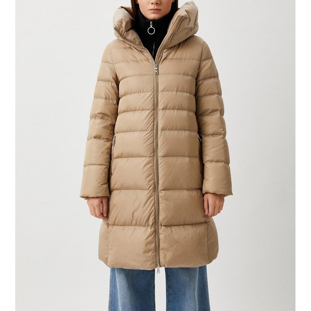 Add Beige Polyamide Jackets & Coat - ACCEXO