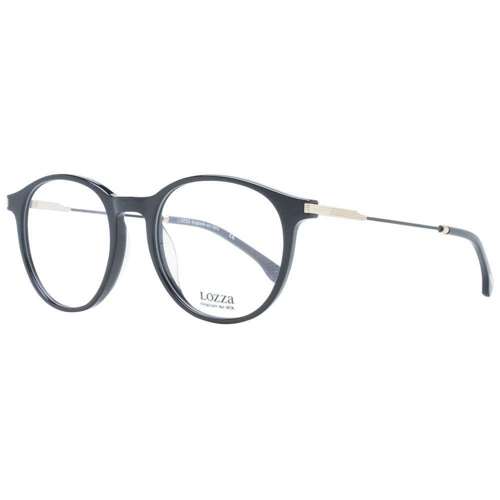 Lozza Black Unisex Optical Frames - ACCEXO