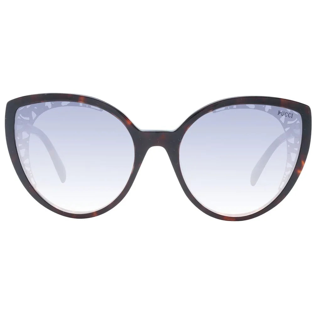 Emilio Pucci Brown Plastic Sunglasses - Zachava