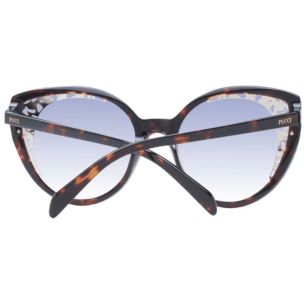 Emilio Pucci Brown Plastic Sunglasses - Zachava