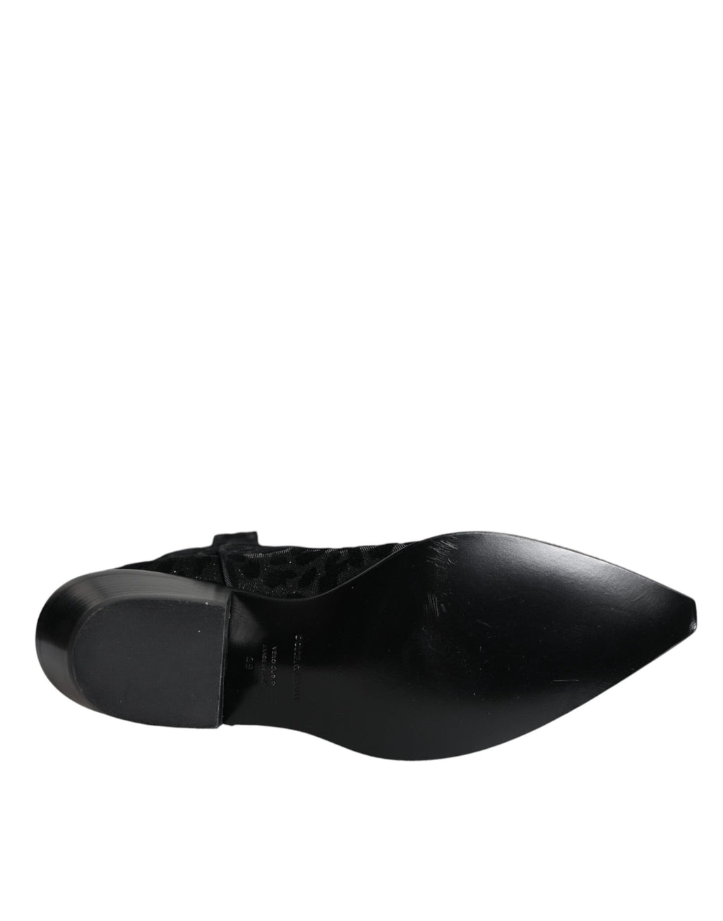 Dolce & Gabbana Black Gray Leopard Cowboy Boots Shoes - ACCEXO